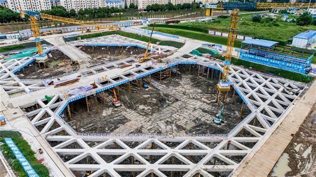 武汉最大水环境综合治理工程加紧施工